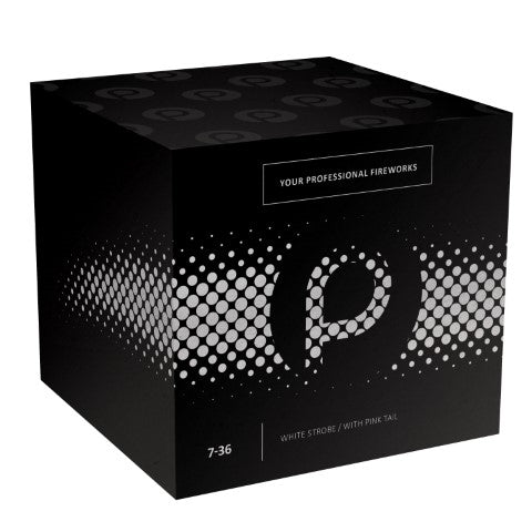 36´S White Strobe / with Pink Tail